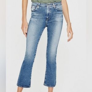 AG Jodi Crop High Rise Slits - like new